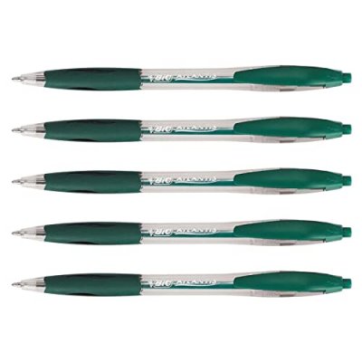 BIC  - Stylo  Retractable Atlantis Vert