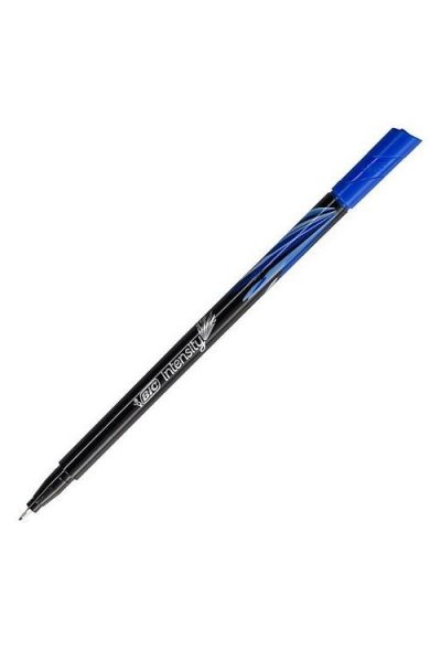 BIC  Stylo Feutre  Intensity &eacute;criture fine  Pointe 0.4 mm bleu