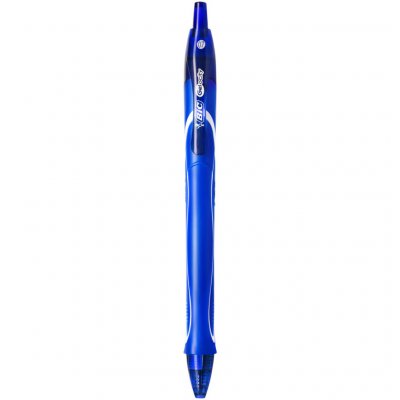BIC  Stylo gel r&eacute;tractable Gelocity bleu Pointe 0,7 mm. 950442