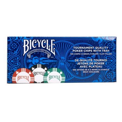 BICYCLE  - 1006305 - Jeu de Soci&eacute;t&eacute; - Clay Chips - 8 Grams