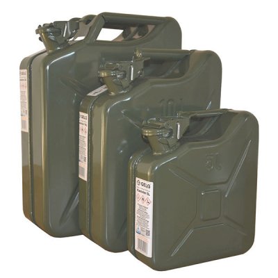 A. BLOCHL Bidon d'essence O t&ocirc;le d'acier 10 litres neuf - Default Title