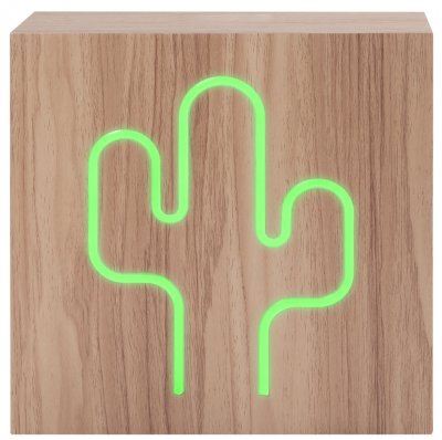 BIGBEN CONNECTED Bigben ColorLight - Haut-parleur - sans fil - Bluetooth - motif cactus 