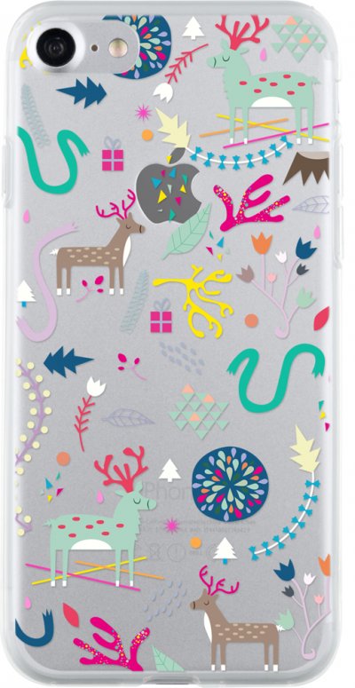 BIGBEN CONNECTED  Coque semi-rigide Motif Rennes pour iPhone7/8 Transparente