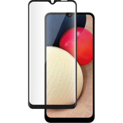 BIGBEN  Connected Verre tremp&eacute; 2,5D Galaxy A02s Black