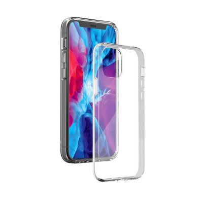 BIGBEN  Coque Silicone Transparente pour iPhone 12