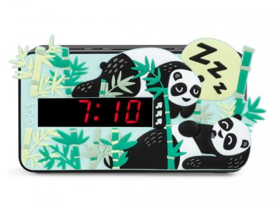 BIGBEN  R15PANDA3D Reveil Face Effet 3D Decor Panda