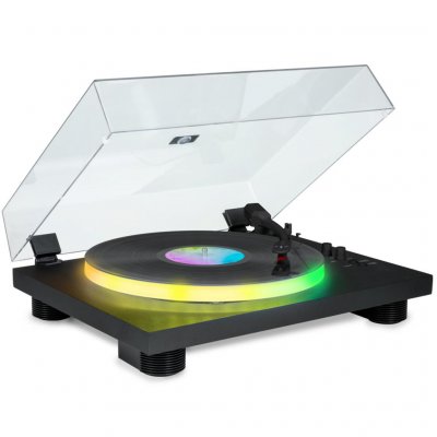 BIGBEN INTERACTIVE Bigben Tourne disque bluetooth avec plateau lumineux PARTYBTTDLIGHT