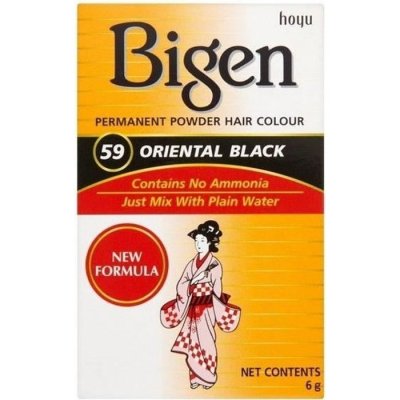 BIGEN  Coloration Pour Cheveux En Poudre #59 Noir Oriental