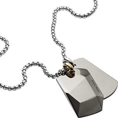 DIESEL BIJOUX Bijoux Homme Diesel Double Dogtags Collier DX1143040