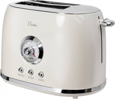 BIKITCHEN  nostalgia 200 Grille-pain blanc cr&egrave;me (brillant) 
