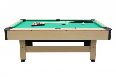 CONCEPT USINE Billard am&eacute;ricain pieds r&eacute;glables + accessoires CHICAGO