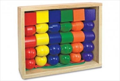 MELISSA & DOUG Billes de la&ccedil;age primaire Melissa & Doug 