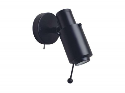 DCW Biny Spot LED avec Interrupteur&Tige Noir/Noir - 