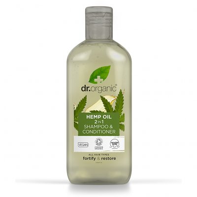 DR. ORGANIC Bioactive Organic aceite de c&aacute;&ntilde;amo champ&uacute; acondicionador 265 ml