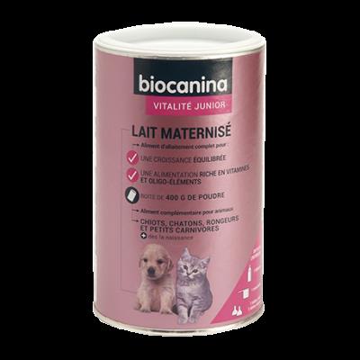 BIOCANINA  lait maternis&eacute; en poudre pour chiens chats + biberon 400 g