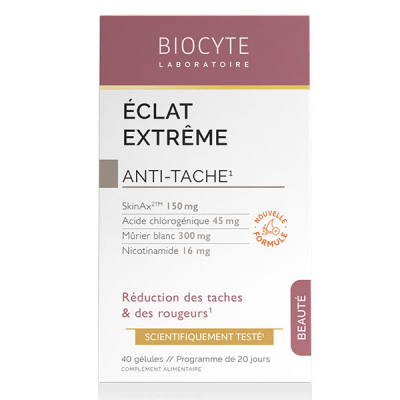 BIOCYTE  Eclat Extr&ecirc;me Beaut&eacute; Anti-T&acirc;che & Rougeurs 40 g&eacute;lules