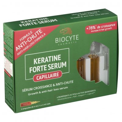 BIOCYTE  K&eacute;ratine Forte s&eacute;rum 5x9ml