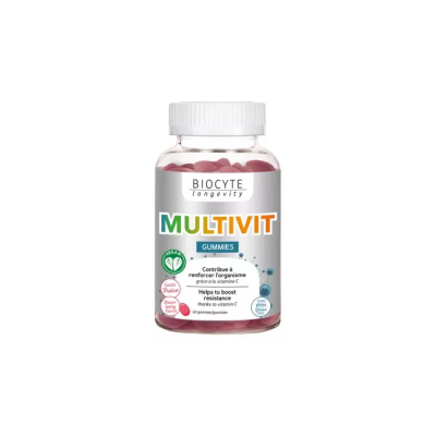 BIOCYTE  Longevity Energie&Vitalit&eacute;- Multivit Gummies 60 gommes