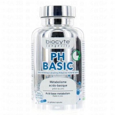 BIOCYTE  Longevity PH Basic 90 g&eacute;lules