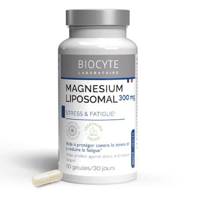 BIOCYTE  Longevity Sommeil&Stress - Magnesium liposomal 60 g&eacute;lules