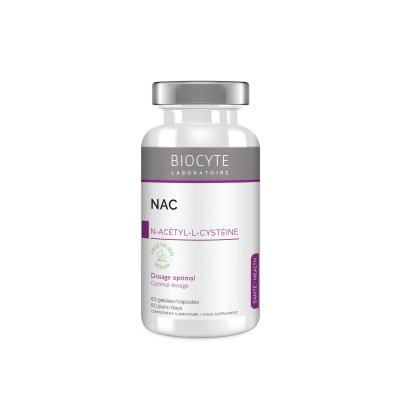 BIOCYTE  NAC N-Ac&eacute;tyl-LCyst&eacute;ine 60 G&eacute;lules - Pot 60 g&eacute;lules