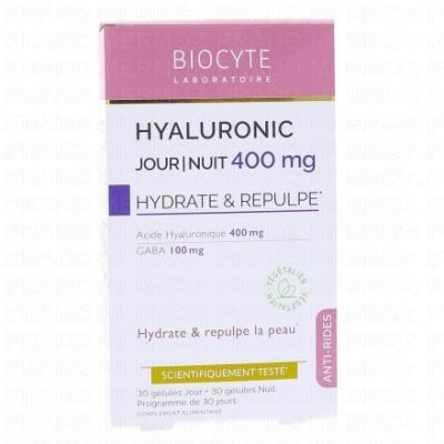 BIOCYTE  Peau - Hyaluronic jour/nuit 400mg