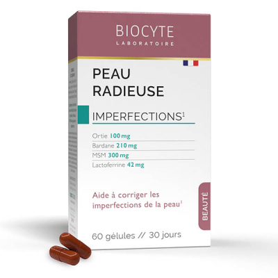 BIOCYTE  Peau Radieuse 60 G&eacute;lules - Bo&icirc;te 60 g&eacute;lules