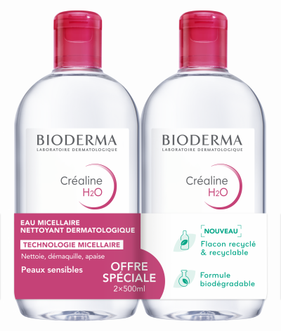 BIODERMA  Cr&eacute;aline H2O Solution Micellaire2x500ml