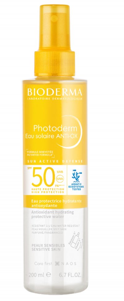 BIODERMA  - Photoderm eau solaire SPF50+ Produits solaires 200 ml
