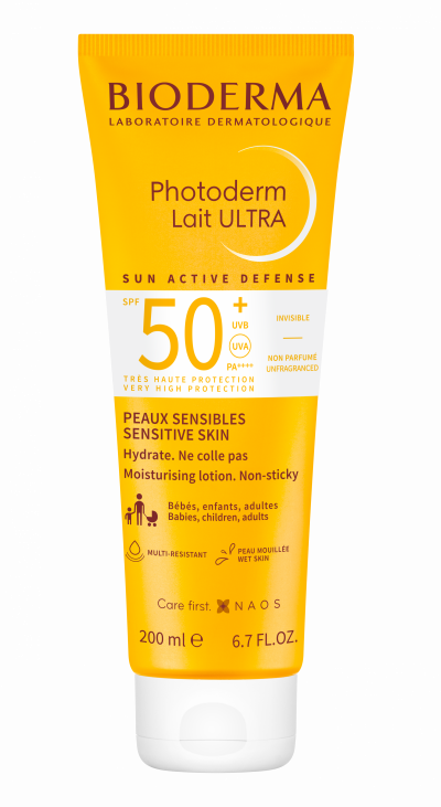 BIODERMA  Photoderm Lait Ultra Peau Sensible Spf50+ 200ml
