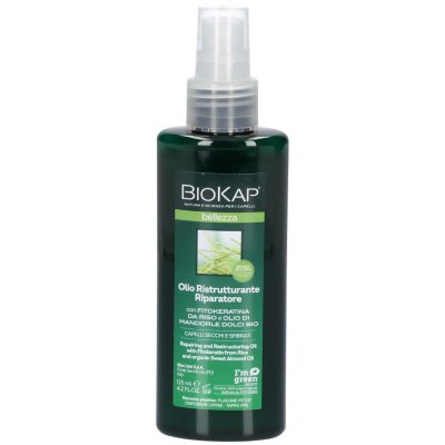 BIOKAP  - Huile Restructurante R&eacute;paratrice Biphasique Sans Rin&ccedil;age Cheveux Secs Et Cassants 125 Ml