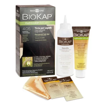 BIOS LINE Biokap Nutricolor Delicato 4.05 Ch&acirc;tain Chocolat 140 ml