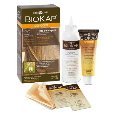 BIOKAP  Nutricolor Tintura Capelli Tonalit&agrave; 9,0 Biondo Chiarissimo