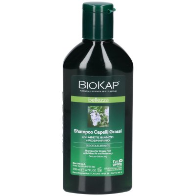 BIOKAP  Shampooing cheveux gras au sapin, romarin 200 ml