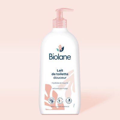 BIOLANE  Lot de 2 lait de toilette douceur - 750 ml