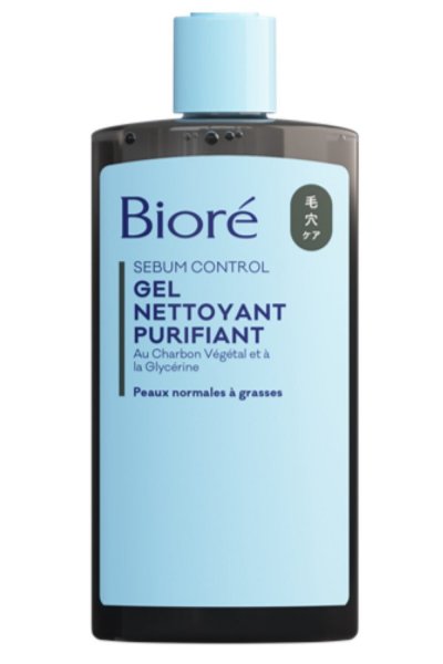 BIORE BIOR&Eacute; Gel Nettoyant en Profondeur au Charbon 200 ml - Lot de 4
