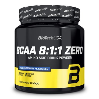 BIOTECH USA Biotech BCAA 811 Zero Bleu Framboise Acide Amin&eacute; 250g