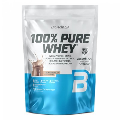 BIOTECH USA  100% Pure Whey 400g Cookies & cr&egrave;me - Lactos&eacute;rum