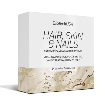 BIOTECH USA  Cheveux, Peau et ongles 54 capsules - Multi-vitamines