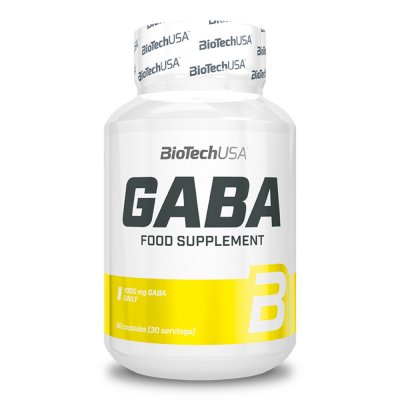 BIOTECH USA  GABA 60 capsules - Humeur et Sant&eacute; &Eacute;motionnelle