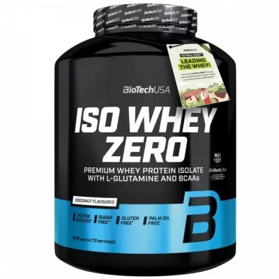 BIOTECH USA  Iso Whey Zero 1816g Coconut - Isolat&nbsp;de&nbsp;lactos&eacute;rum