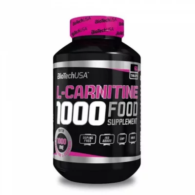 BIOTECH USA  L-Carnitine 60 Comprim&eacute;s - L-carnitine
