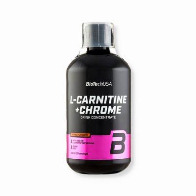 BIOTECH USA  Liquide L-carnitine +chrome 500 ml - L-carnitine