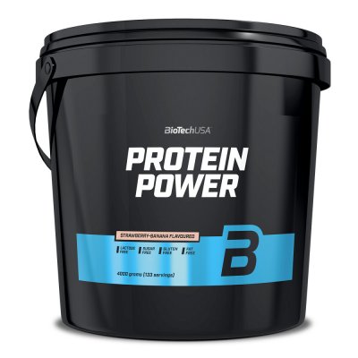 BIOTECH USA  Protein Power 4000g Banane Fraise - Formules avanc&eacute;es