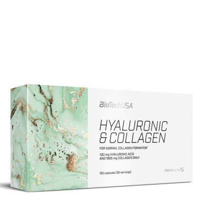 BIOTECH USA BiotechUSA, Hyaluronique et Collag&egrave;ne, 120 Caps