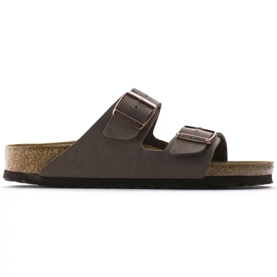 BIRKENSTOCK  Mixte Arizona Birko-flor Nubuck Large Mules, Marron, 40 EU
