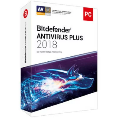 BITDEFENDER  Antivirus Plus 2018 - 1 An - 1 Pc (Oem)