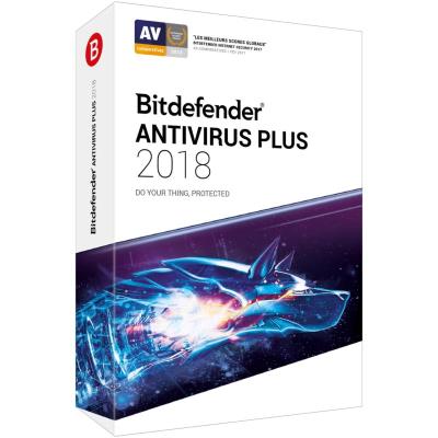 BITDEFENDER  Antivirus Plus 2018 1 An 1 Poste