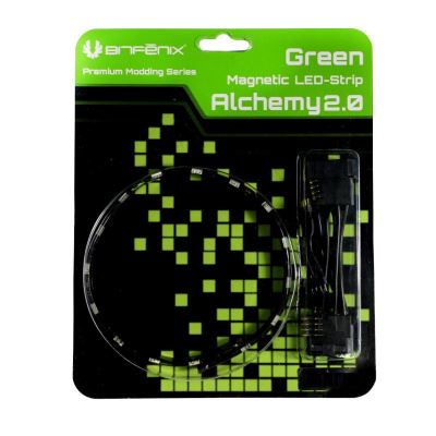 BITFENIX  alchemy 2.0 magnetic - 12cm, 6 leds, vert BFA-MAG-12GK6-RP