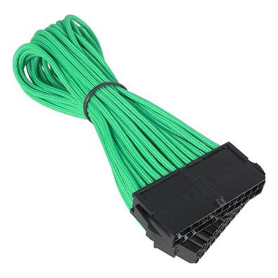 BITFENIX  C&acirc;ble rallonge Alchemy 24-Pin ATX - 30 cm - gaines Vert/Noir